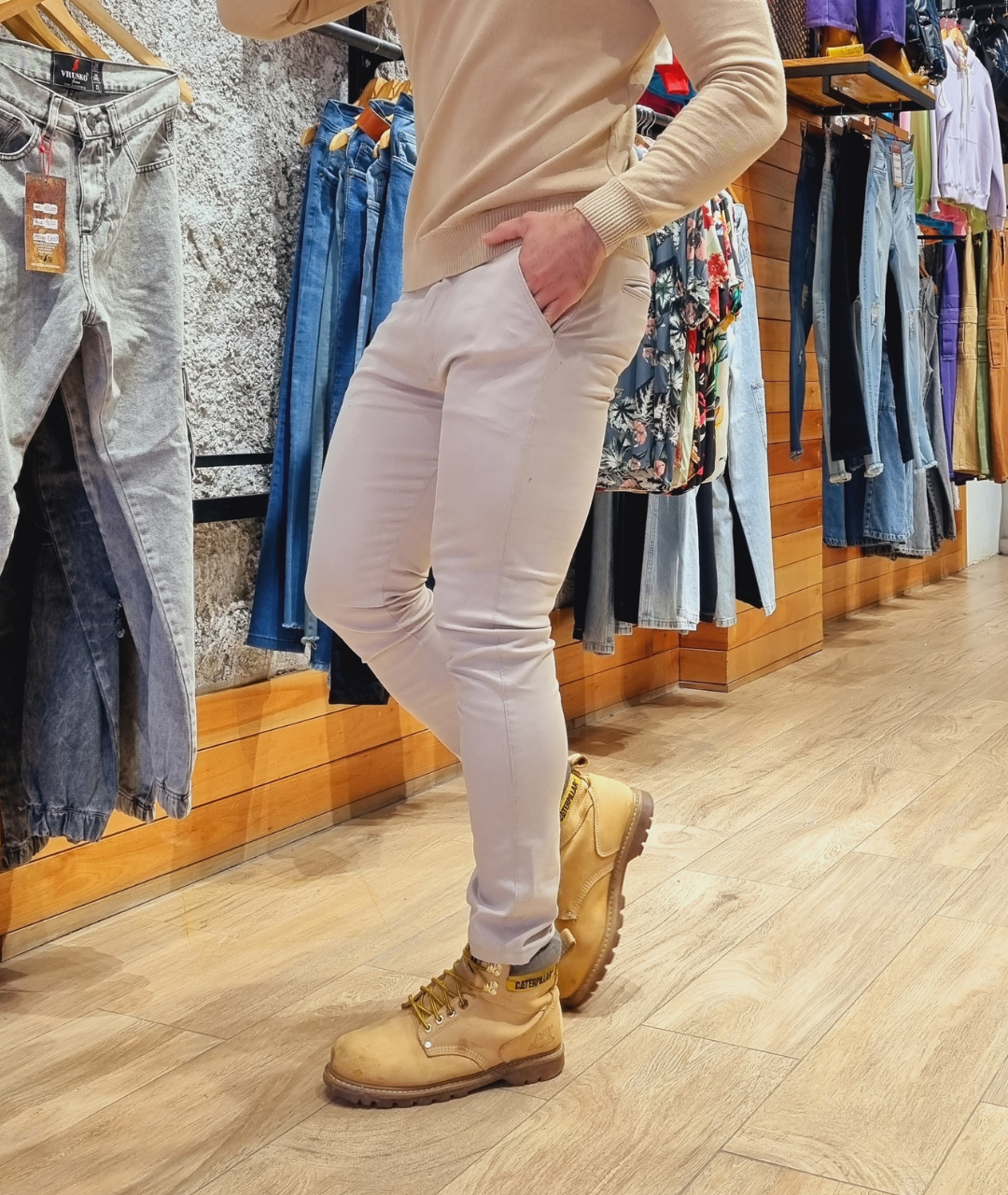 Pantalon corte chino