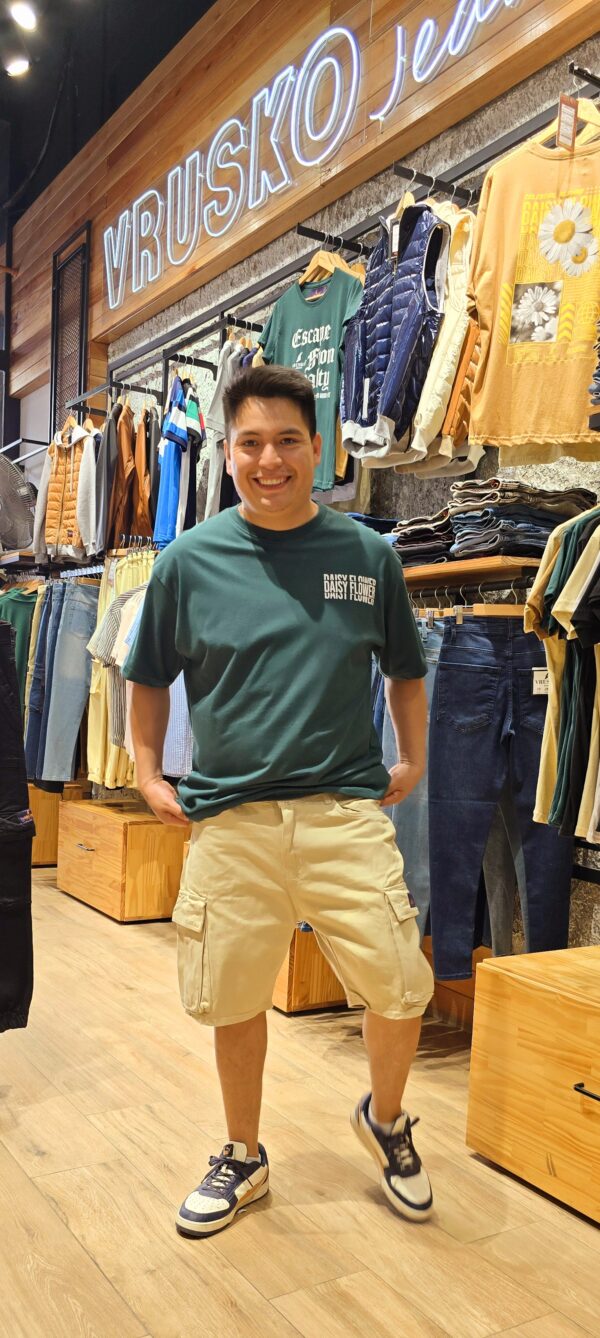 #404 Bermuda Mom Cargo: BEIGE - Image 5